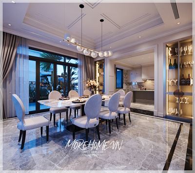 *Top 25+ Mẫu Phòng Bếp Tân Cổ Điển Phù Hợp Với Nhà Phố, Biệt Thự