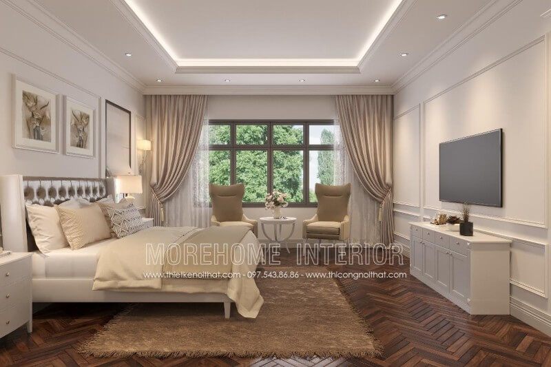 những người xem
Mẫu giường ngủ hiện đại có đầu giường bọc da cao cấp với khả năng tạo ấn tượng mạnh mẽ và làm cuốn hút những người xem.